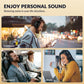 SE8 Hybrid Active Noise Cancelling Headphones with Hi-Fi Stereo Sound, Lightweight, Black