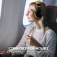 E7 Active Noise Cancelling Bluetooth Wireless Over Ear Headphones Yellow