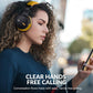 E7 Active Noise Cancelling Bluetooth Wireless Over Ear Headphones Yellow