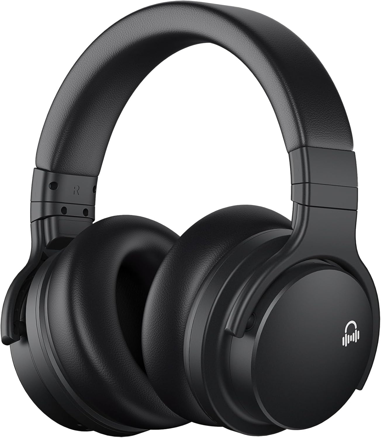 E7 Active Noise Cancelling Bluetooth Wireless Over Ear Headphones Black