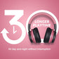 E7 Active Noise Cancelling Bluetooth Wireless Over Ear Headphones Pink