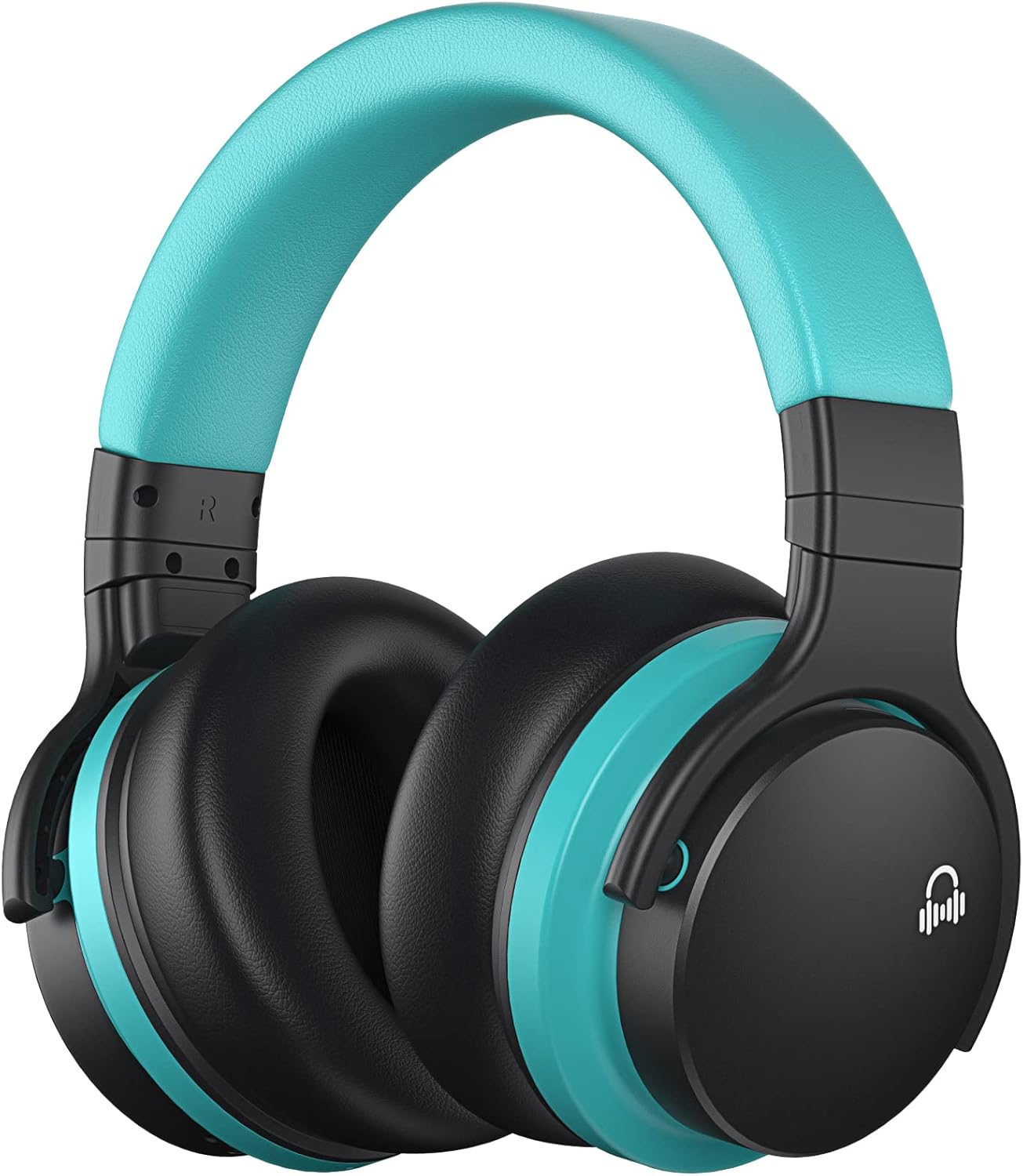 E7 Active Noise Cancelling Bluetooth Wireless Over Ear Headphones Blue