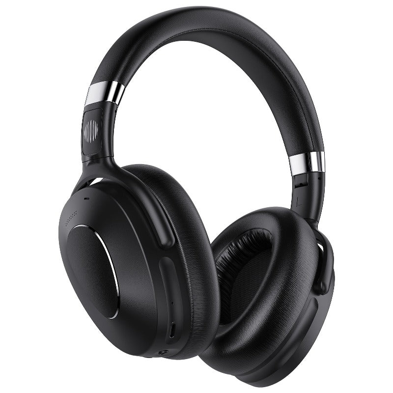 SE8 Hybrid Active Noise Cancelling Headphones with Hi-Fi Stereo Sound, Lightweight, Black